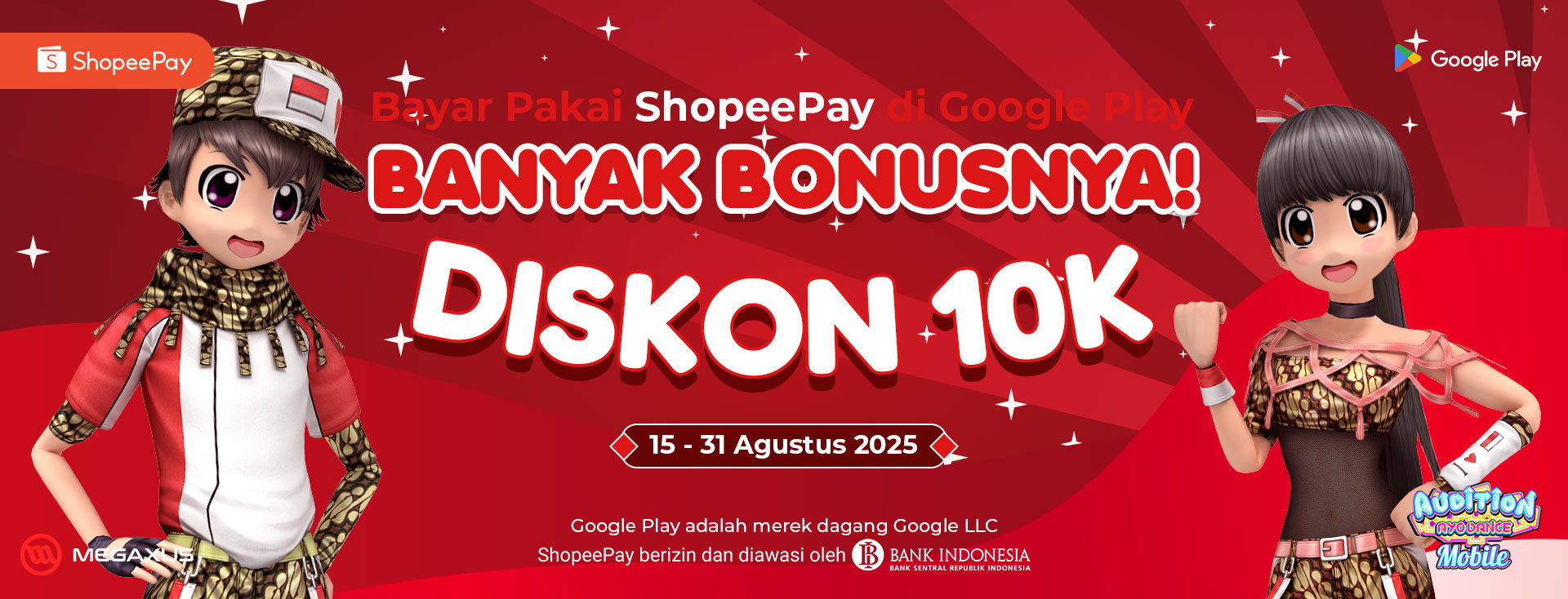 AyoDance Mobile x ShopeePay (15-31 Agustus 2025)