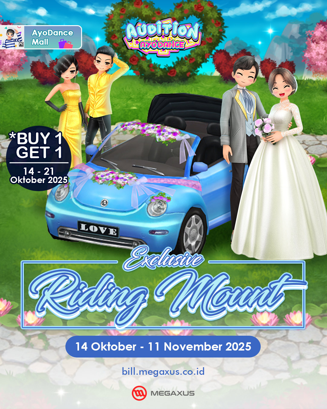 AyoDance Exclusive Riding Mount Oktober 2025