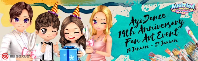 AyoDance 14th Anniversary Fan Art Event