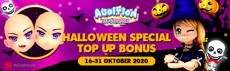 AyoDance Halloween Special Top Up Bonus